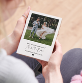 Personalised Five Year Wooden Anniversary Photo Birch Block